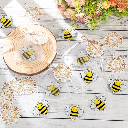 25 sets de imanes decorativos de abeja para refrigerador miniatura 4