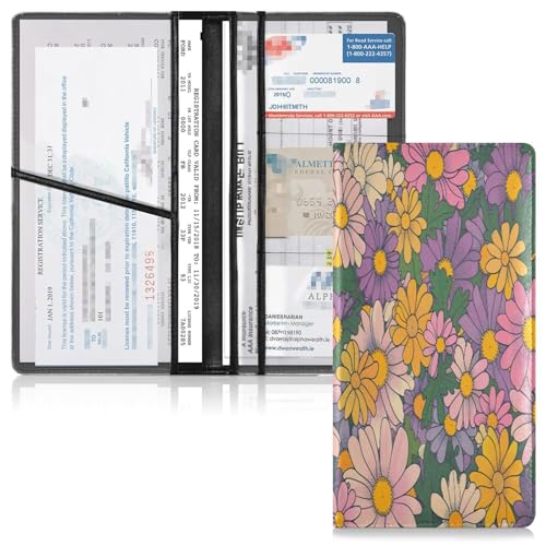 Organizador de documentos de cuero miniatura 2