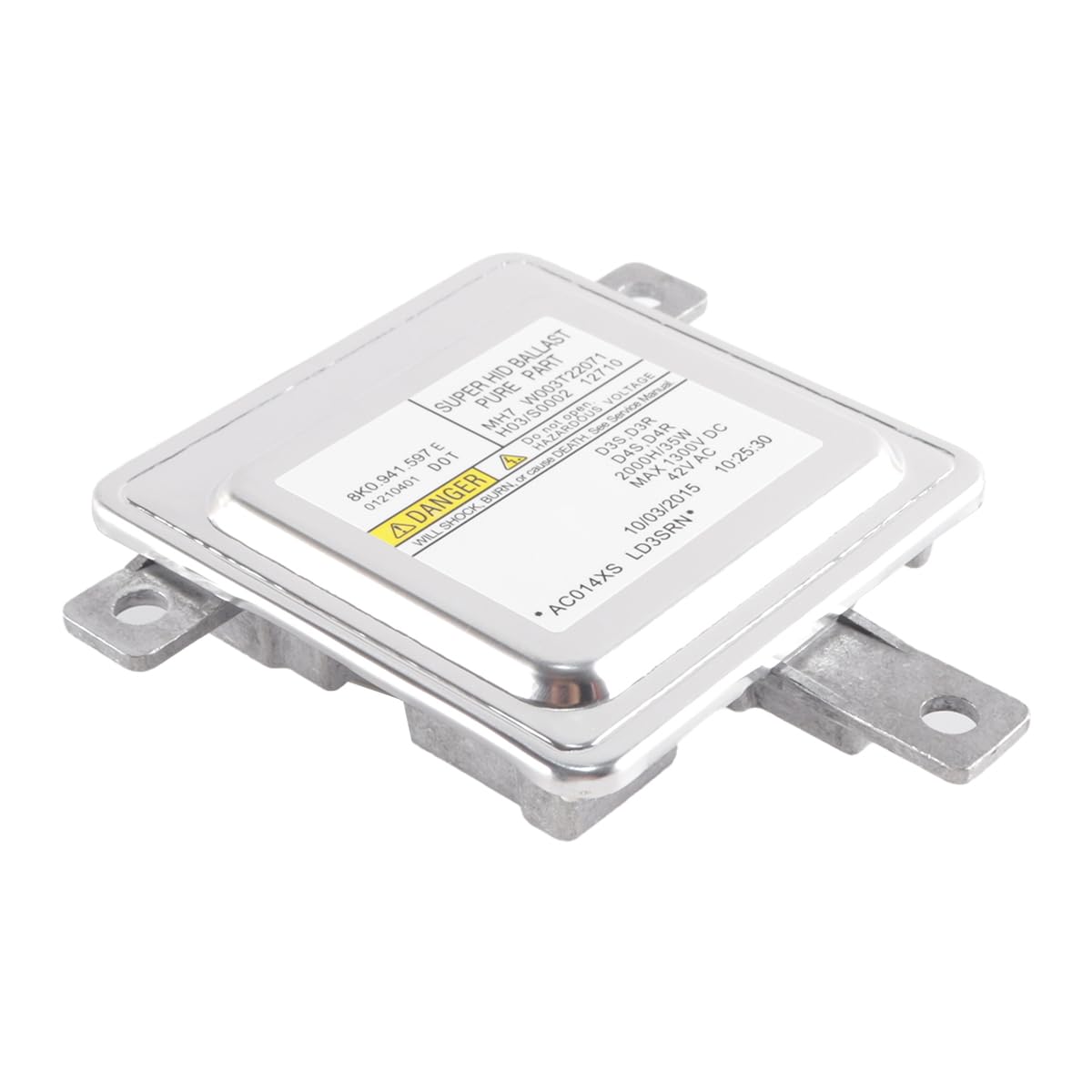 Balasto De Repuesto D3S/D3R D4S/D4R, Unidad De Control De Balasto De Faros De Xenón HID Compatible con Audi VW 8K0941597E W003T22071 (inalámbrico)