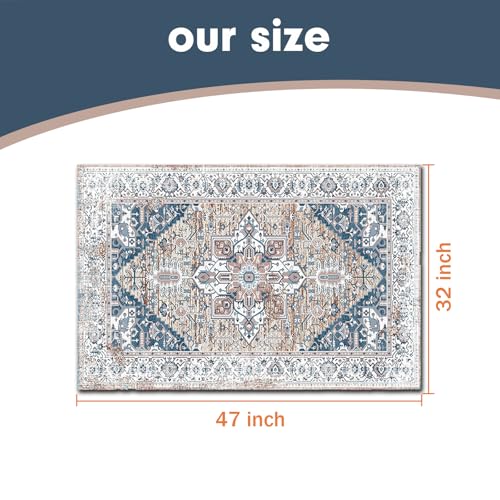 Tapete lavable 82.6x81.3 cm para entrada y cocina miniatura 2