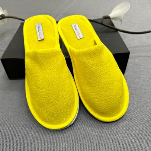 Image of Travelkhushi Soft Bedroom Slippers for Men & Women | Cozy Anti-Skid Indoor Home Footwear | Warm Winter Cushioned Sole | Unisex Gift Slippers