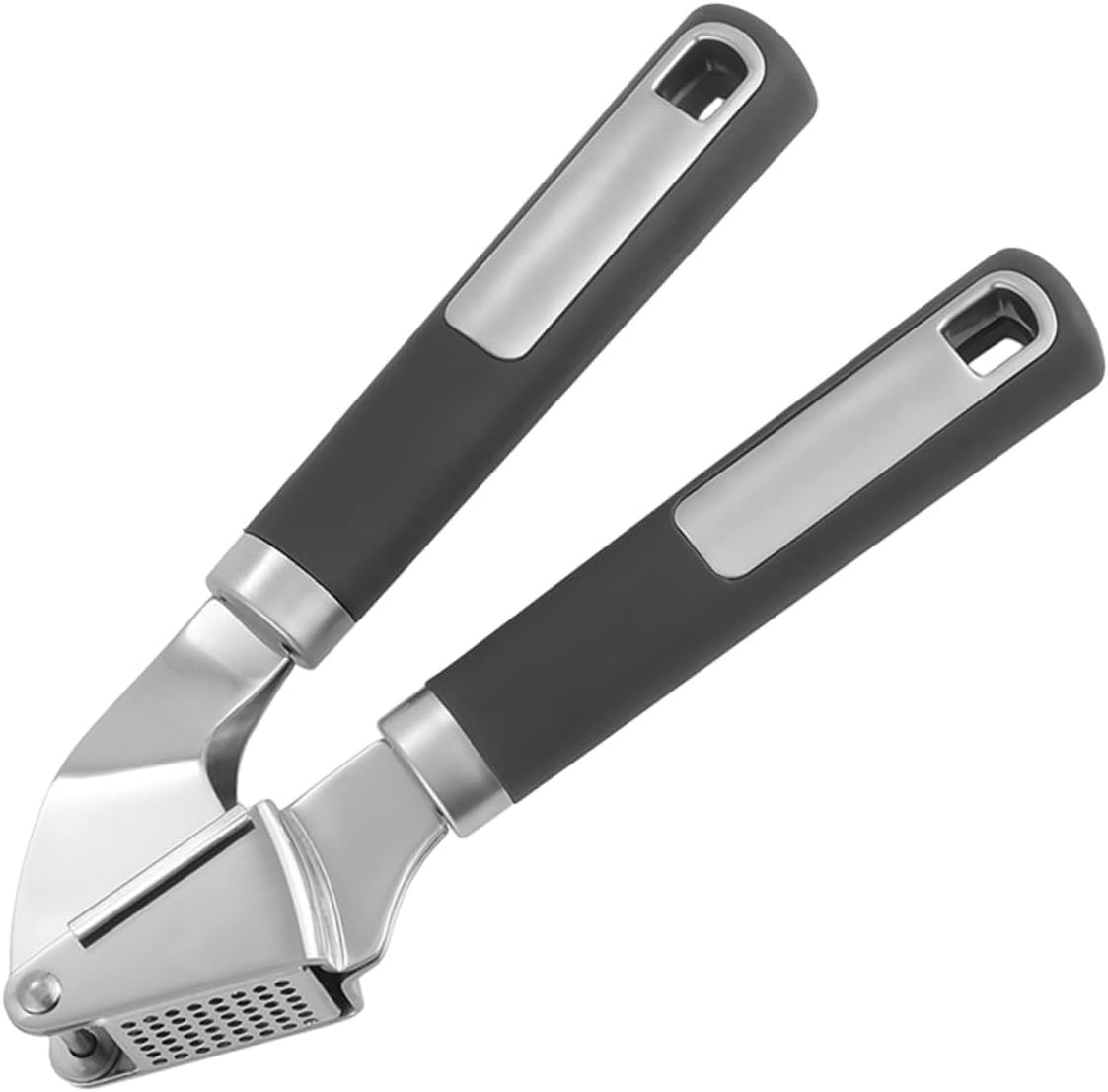 Manual Stainless Steel Garlic Press Metal Garlic Mincer Handheld Crusher for Home Cooking Kitchen Tool