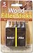 Wood Filler Sticks 5 Pack Hides Repairs Scratches and Flaws on Floors and Furniture