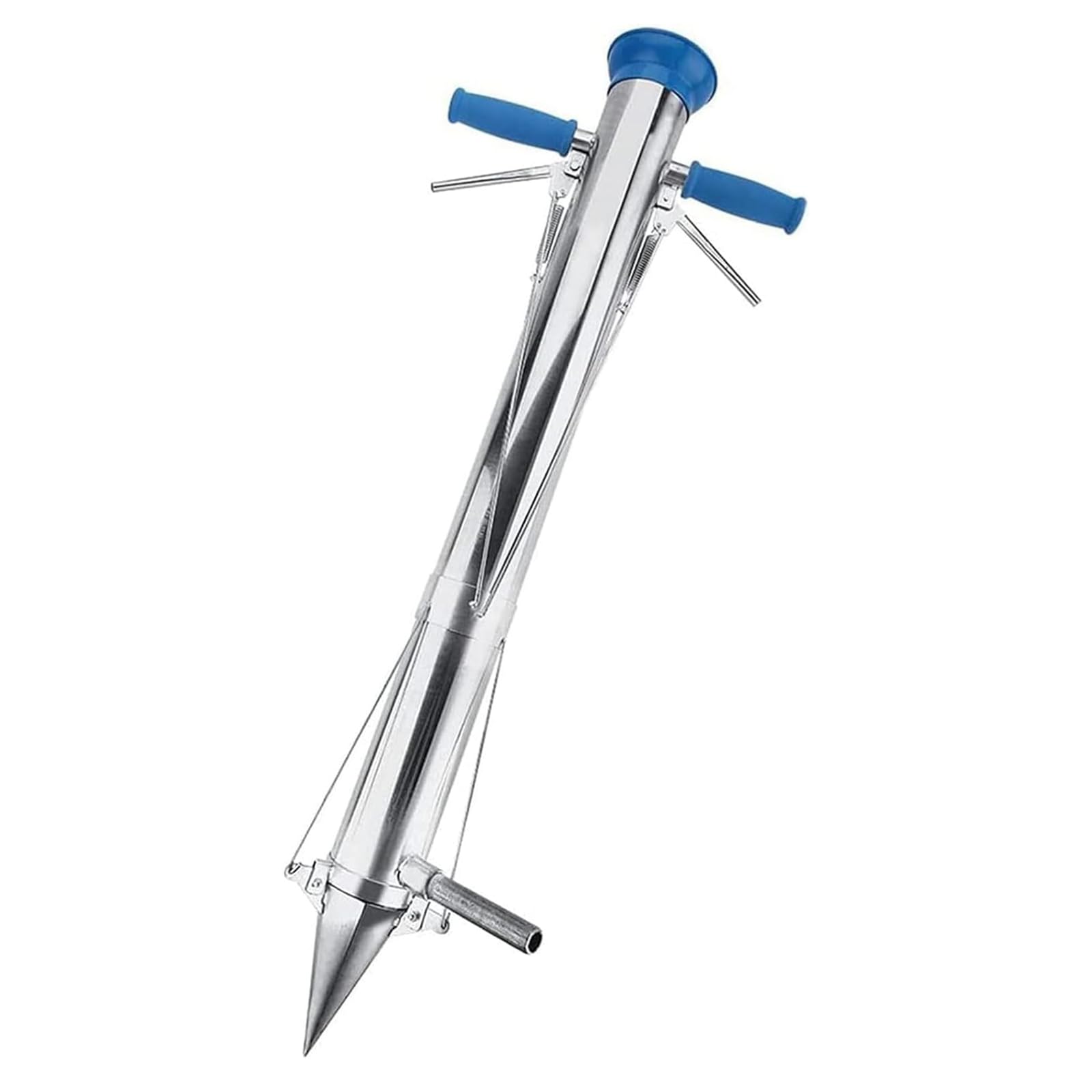 oiakus Long Handle Vegetable Planter, Garden Seedling Tool, Multi-Functional Vegetable Seedling Transplanter with Soft Grip and 12CM Depth, Convenient for Planting, for Garden,Yard,Greenhouse