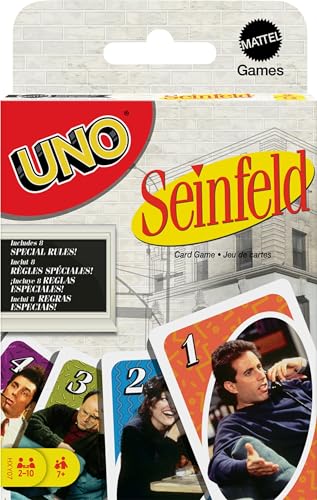 Mattel Games UNO Seinfeld Card Game for Kids, Adults & Family Nig...