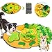 Sunshine smile Alfombra para Perros,Juegos para Perros y Rompecabezas,Estera de Entrenamiento,Juguetes interactivos para Perros,Alfombrilla de alimentación,Olfatear Mascotas,Dog Dog Puzzle (A)