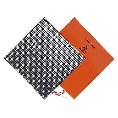 Lysee 3D Printer Parts & Accessories - HOT-220V 3D Printer Accessory Heated Bed Thermal Insulation Cotton Heat Insulation Mat 3D Printer Heating Bed Sticker - (Color: AS PIC)