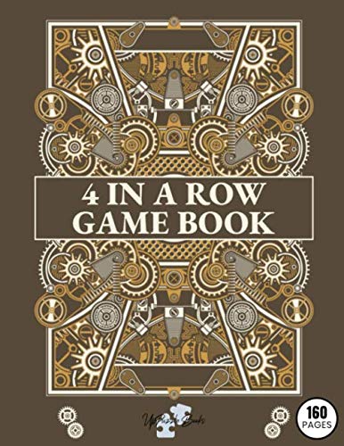 4 In A Row Game: Giant Four In A Row Game Book Paper And Pencil Math Garden Outdoor Games Large Travel 4 Row Print Sheets | Volume 2