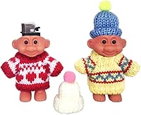 Vista 9 de Paquete de 2 lindas fundas para encendedor con forma de muñecas troll, estuches protectores de silicona, divertidas mini muñecas, manga