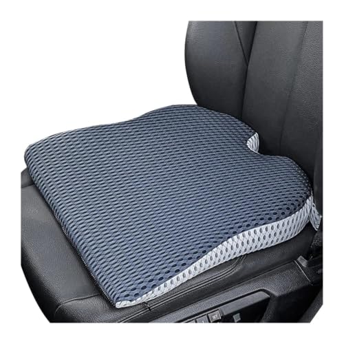 Coussin de siège compensé en mousse à mémoire de forme gris pour voiture