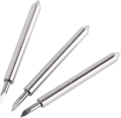 Miniatura 4 de Cuchillo de corte de acero de tungsteno con cuchillas de corte para cortar con base de soporte (60 °)