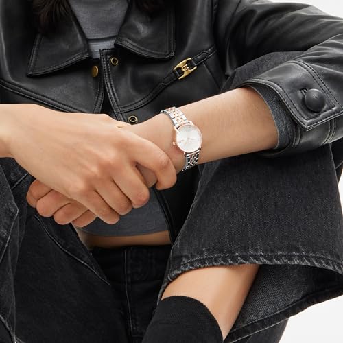 Coach Elliot Women's Watch - 2H Quartz Watch with Link Bracelet - Water Resistant 3 ATM/30 Meters - Premium Fashion - Classic Minimalist Design for Everyday Wear - 28mm (Small)4