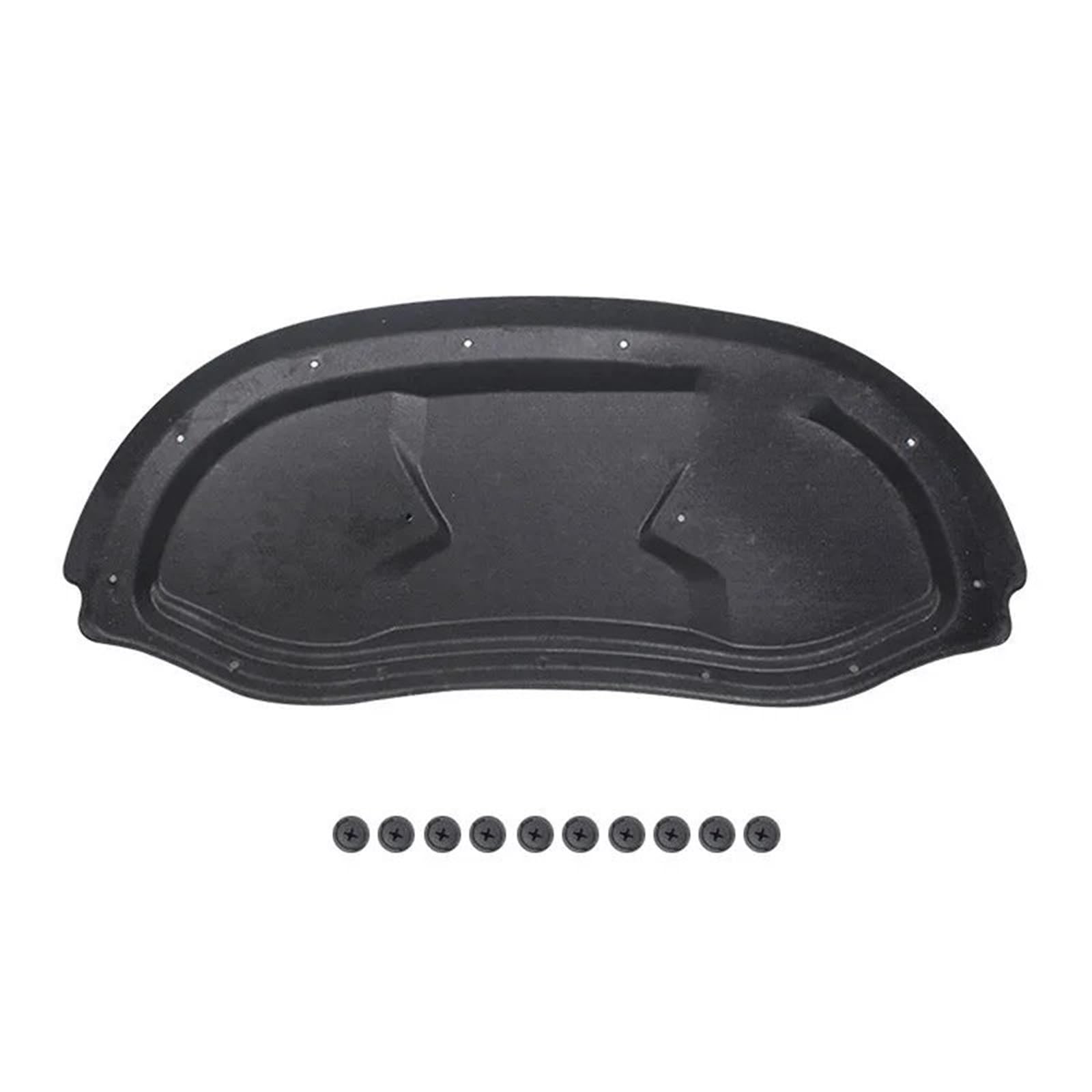 Gtdtixc Black A Front Bonnet Sound Proof Mat For Skoda For Kodiaq 2017- 2022 Front Engine Hood Insulation Cotton Pad Soundproof Heat Mat Cover(Black A)