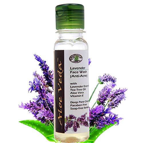 Image of Aloe Veda Lavender & Tea Tree Oil (Anti Acne) Face Cleanser 100ml
