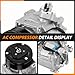 AC Compressor with Clutch Compatible with Chevy Sonic 2013 2014 2015 2016 2017 2018 LS LT LTZ 1.8L Air Conditioning Parts Replace 42623008 CO29167C 98496 94517799 95370313