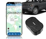 TKMARS Car Tracker NO Monthly Fee Real Time Trcking Car Tracker Bulit in 20000mAh Rechargeable Battery Up to 240 Days Standby Time, Waterproof Magnetic GPS Tracker TK905C with Free App