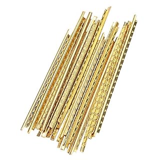 Frettes de guitare fil -19 pièces 2mm couleur dorée frettes en laiton fil fretwires réparation pièces de rechange pour… - Les Beatles, Paul McCartney, John Lennon, RIngo Starr, George Harrison