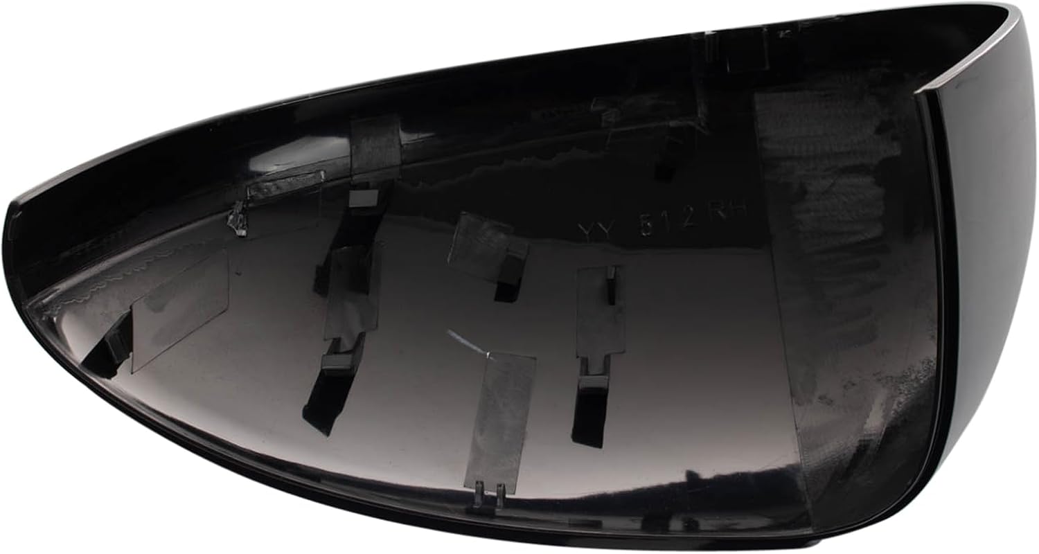 TRQ Mirror Cap Set Driver & Passenger Side KI1326100 KI1327100 Compatible with 2012-2017 Kia Rio