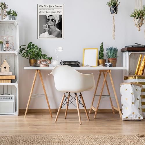 Affiche vintage toile 30x42 noir & blanc Yotlein