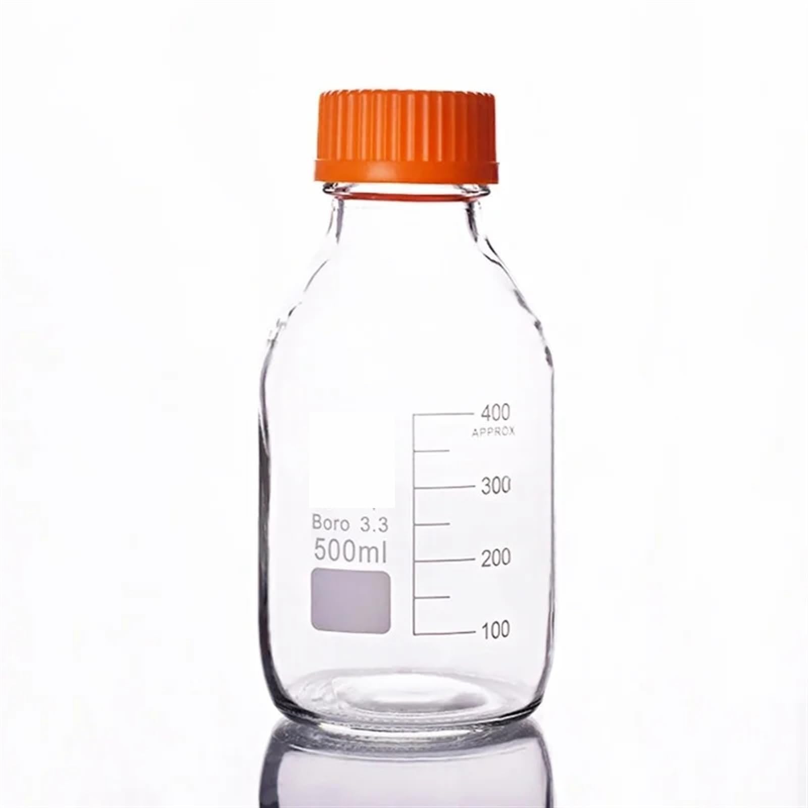 Butelka na odczynniki ze szkła borokrzemowego, konstrukcja gwintowana, pojemność 100-2000 ml, trwały sprzęt laboratoryjny do bezpiecznego przechowywania chemikaliów