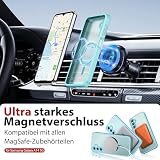 Dizn Etui na telefon komórkowy Samsung Galaxy A14 5G: z 2 sztukami folii ochronnych ze szkła pancernego, matowa, przezroczysta powierzchnia Soft-Touch, ochrona całego ciała,Niebieski zielony