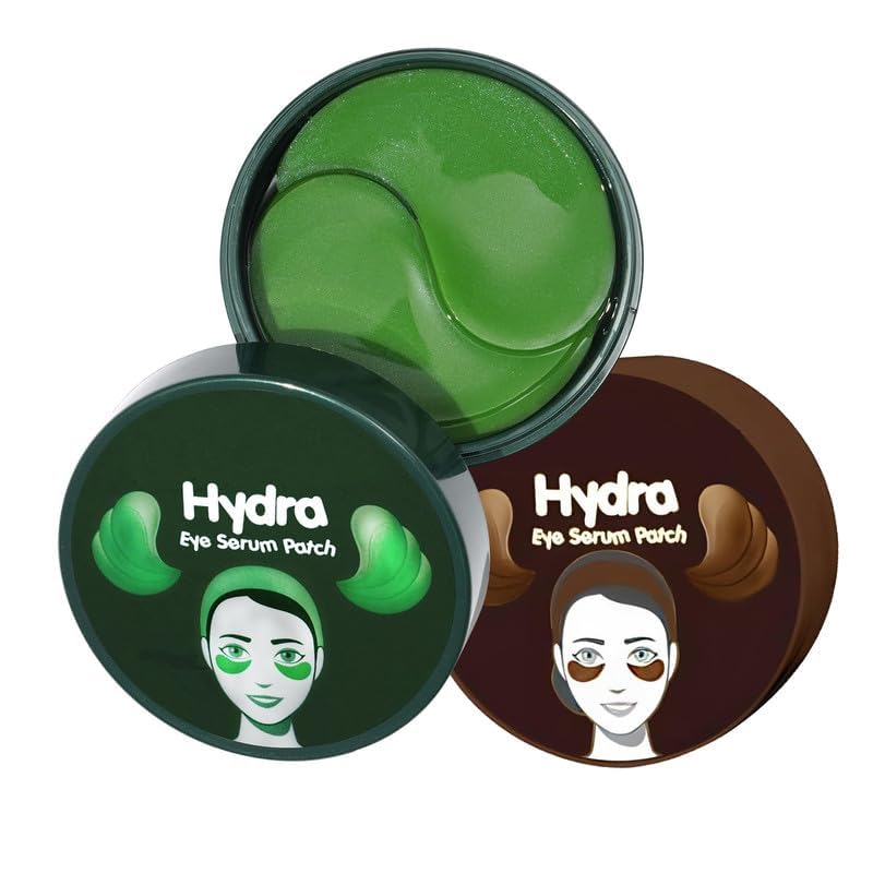 Image of Hydra Eye Serum Patch| Treats Dark Circles, Fine Lines And Wrinkles | Enriched With Collagen And Aloe Vera Extract (ALOE AND COFFEE)