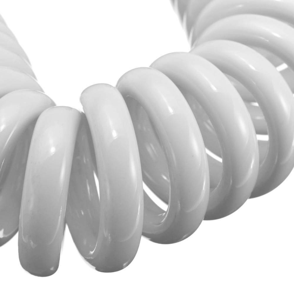 1,5/2 m ABS-Telefonleitungs-Stil, Flexibler Brauseschlauch, Wasserleitung, WC-Bidet-Verbindungsrohr, 2 m(1.8m)