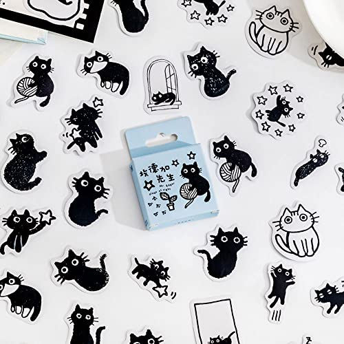 Obujopal Small Cute Cat Stickers for Scrapbooking Bullet Journal DIY Decoration Journaling Planners...