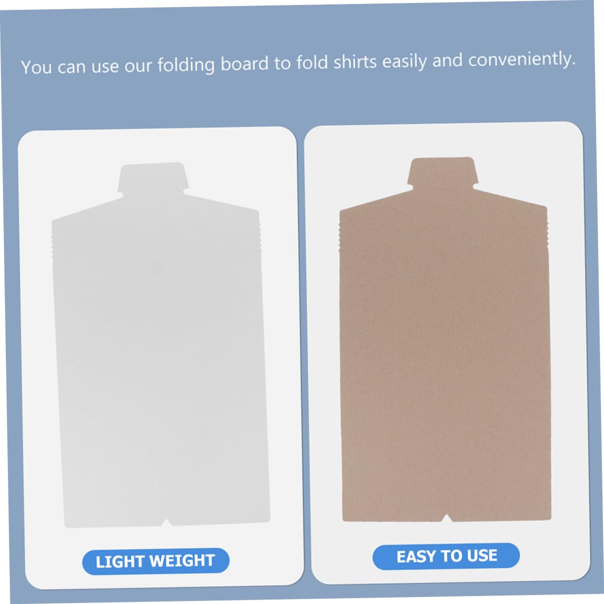 OKUMEYR Board Shirt Clothing Storage Plate 50pcs Paperboard T-Shirt Liner Organize and Store Compact