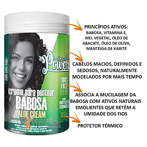 CREME BABOSA ALOE E CREAM 800G