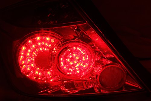 AnzoUSA 321213 Red/Clear LED Taillight for Scion tC - (Sold in Pairs)