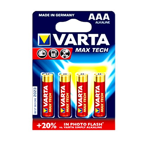 Pile alcaline Micro AAA Varta lot de 4 pour remplacer vos batteries usagées de dispositifs