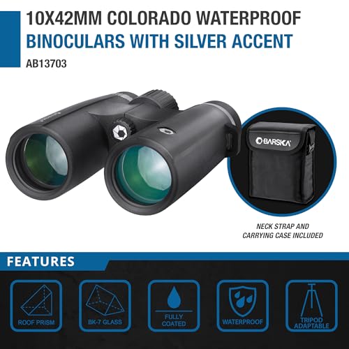 Binoculares Barska 10x42 Colorado waterproof compactos miniatura 5