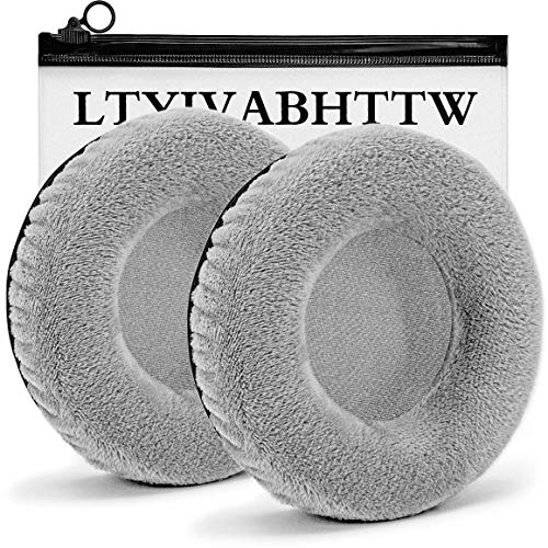 LTYIVABHTTW Replacement Ear Pads Compatible with DT770, DT880, DT990, DT 770 PRO, DT 880 PRO, DT 990 PRO Headphones (Silver)
