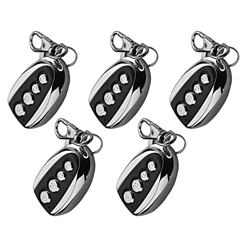 5pcs 433MHz Garage Door Remote Control,Auto Sliding/Gate Opener & Closer, Electric Cloning Replacement for Driveway Gates Compatible with Most Gate Openers(NOT for C-OZ, Lift-Master)