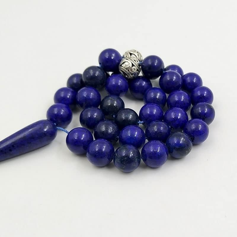 ALBASHAN Tasbih Lapis lazuli MUSLIM prayer beads 33beads bracelet misbaha