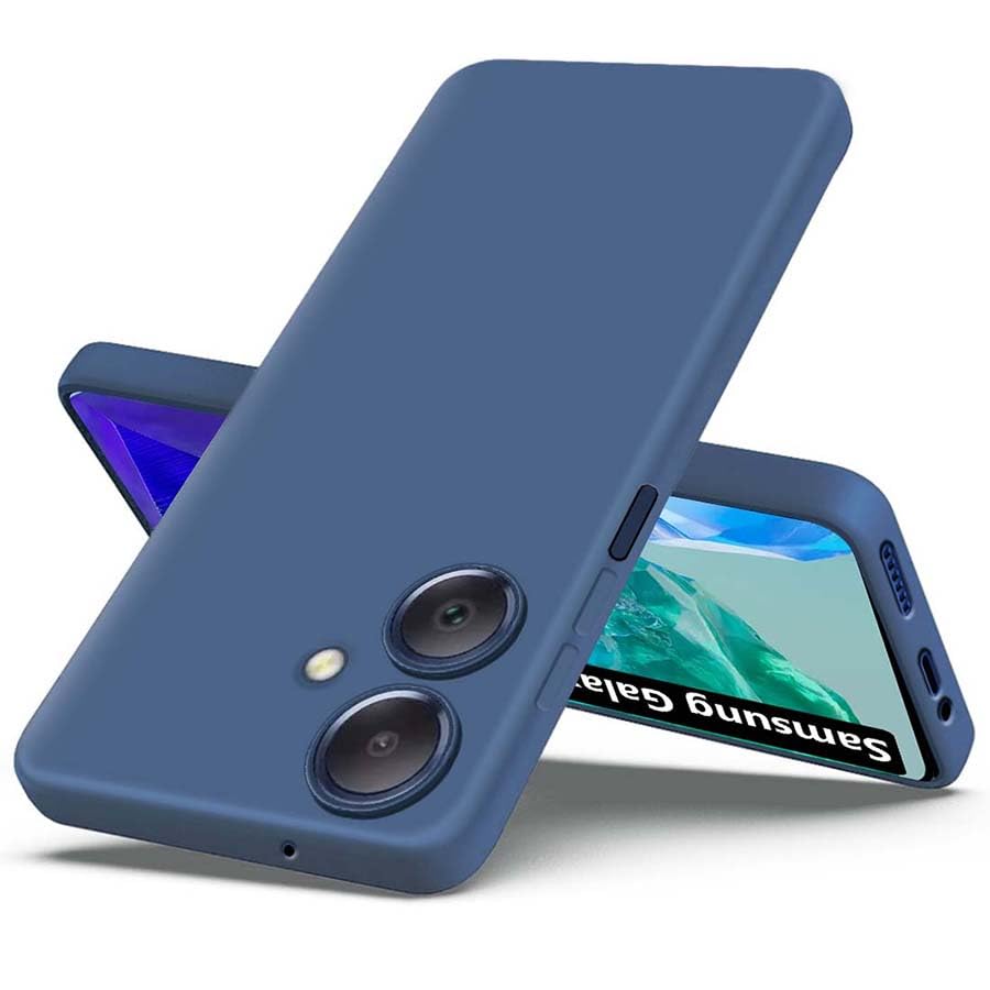 Fashionury Back Cover for Samsung Galaxy F05 5G | Camera Bump Protection | Matte Soft Silicon Flexible | All Side Shock Proof Rubberised Back Case Cover for Samsung Galaxy F05 5G (Blue) Fashionury Back Cover for Samsung Galaxy F05 5G | Camera Bump Protection | Matte Soft Silicon Flexible | All Side Shock Proof Rubberised Back Case Cover for Samsung Galaxy F05 5G (Blue)