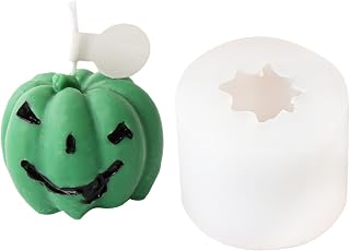 Pumpkin Mold - Silicone Aromatherapy Candle Mold, Silicone Pumpkin Resin Molds Halloween, Craft Supplies Halloween Decorations for Soap Plaster Art Projects Fall Thanksgiving Home Decors