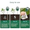 Soil Moisture Meter for Plants, Hygrometer Sensor Water Monitor, Plant Moisture Tester for Indoor Outdoor Garden, Potted Plants, Farm, Lawn, No Battery Needed