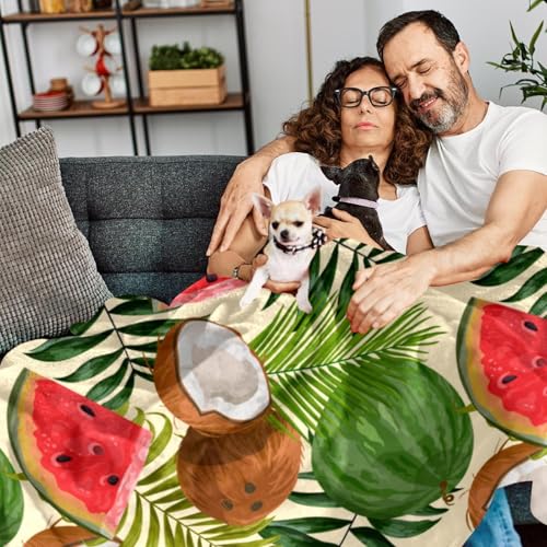 Couverture polaire de qualité supérieure plaid imprimé exotique doux pour divans