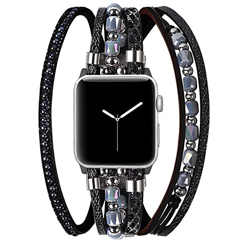 Bracelet Apple Watch chic en cuir pour sublimer vos tenues de bureau