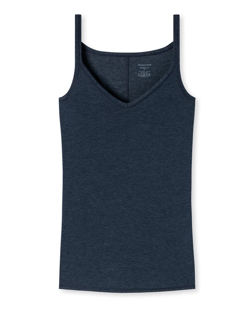 Schiesser Damen Spaghettitop Unterhemd - Personal Fit Unterwäsche (1er Pack)