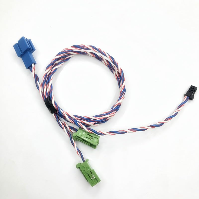 Car Subwoofer line, Low Tone Wiring Free, Lossless line, Adapter line, Central line for Mercedes Benz S/C/E Class - (Color Name: Bass and Center)