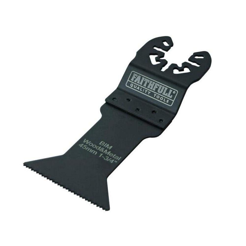 Faithfull BiM OIS Oscillating Multi Tool Flush Cut Blade 44mm Pack of 5