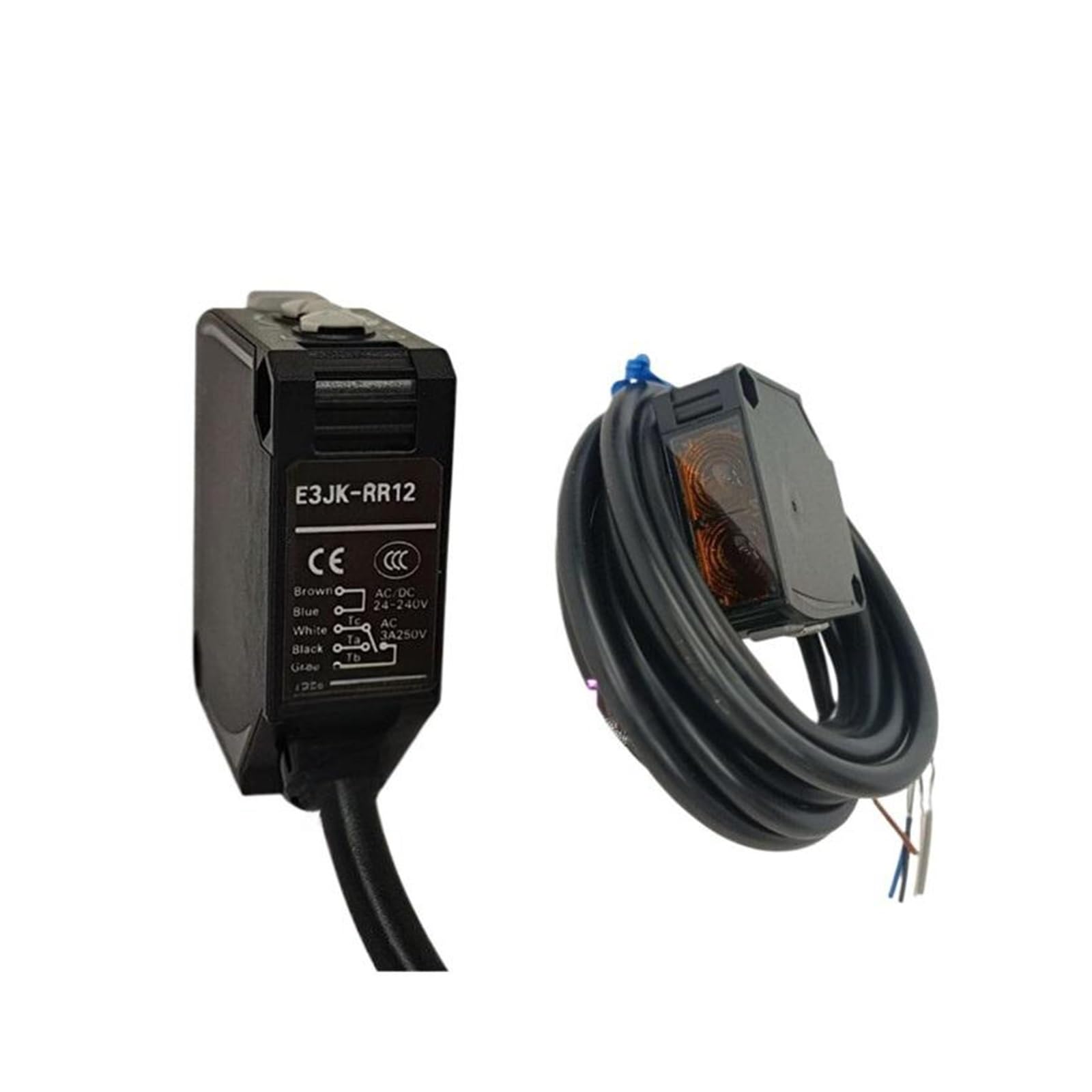 Zvqysgiw E3jk-Rp12-C 1Pcs Photoelectric Switch E3jk-Dr11 Dr12 Dn11 Dn12 Dp11 Dp12 Rn11 Rn12 Rr11 Rr12 Rp11 Rp12-C(E3jk-Rp12-C)