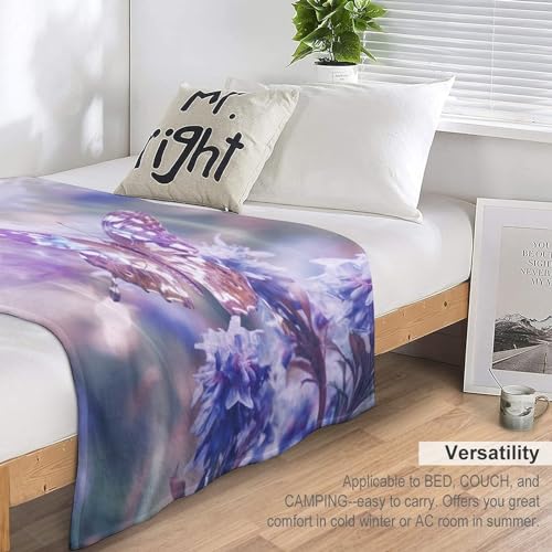 Couverture lit papillon confortable aux finitions soignées