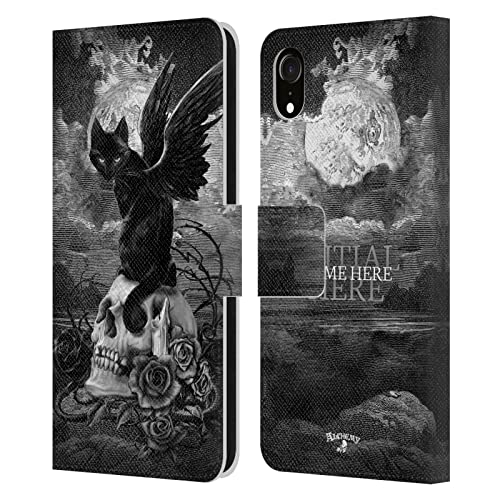 Coque portefeuille iPhone XR Alchemy Gothic protection intégrale en cuir