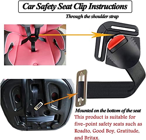 Miniatura 4 de Iskip Hebilla Para Asiento De Coche, Hebilla De Bloqueo Fijo, Cinturón De Seguridad, Arnés Para El Pecho Para Bebés, Niños Pequeños Y Niños