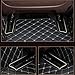 Custom Personalized Floor Mats for Cars, Luxury Full Coverage All Weather Car Mats, Anti-Slip Car Mat Set, Customize Floor Mat for 99% of Sedan, Trucks SUV (Brown)