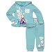 Disney Girls' 2 Piece Frozen Elsa and Anna Hoodie and Jogger Set